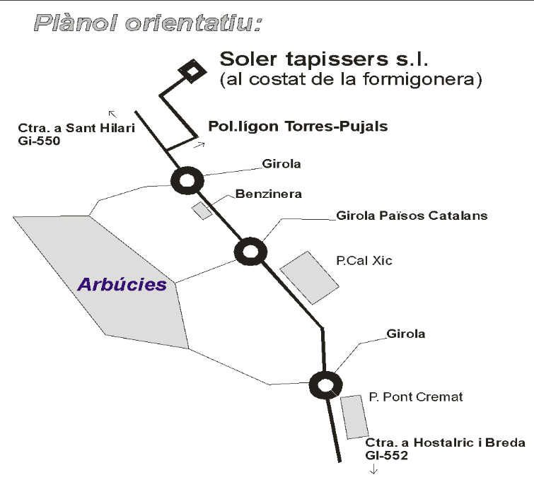 soler tapisser mapa Arbúcies